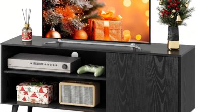 Mid-Century TV Stand That Balances Style and Storage