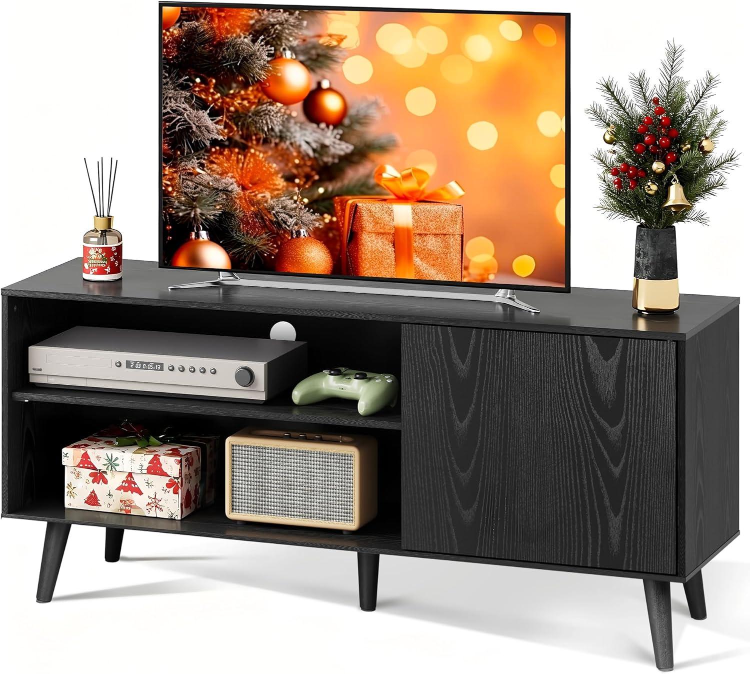 Mid-Century TV Stand That Balances Style and Storage