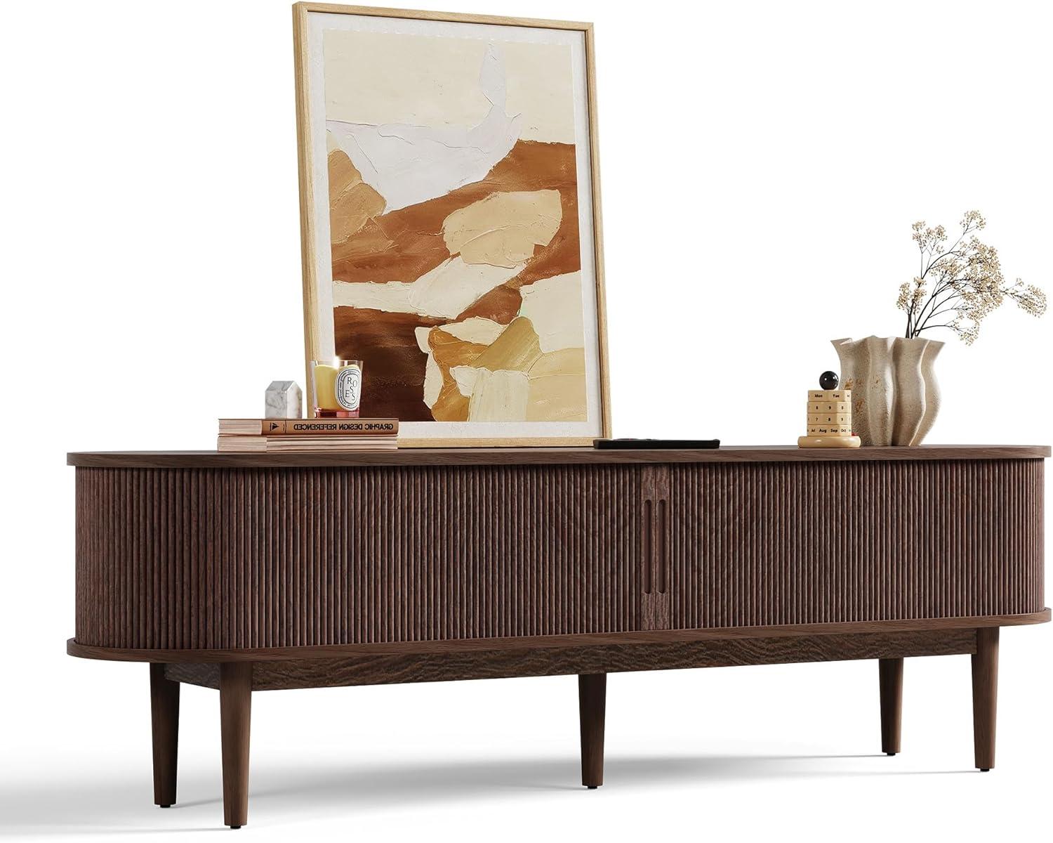 Fluted Elegance and Storage: A Fresh Look at LINSY HOME TV Stand