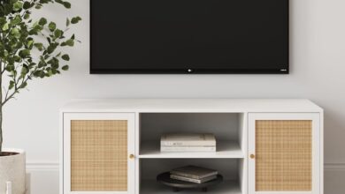 Mina TV Stand Review: Stylish Storage with Boho Chic Appeal