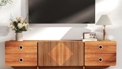 Mid Century Modern TV Stand: Style Meets Sturdy Storage