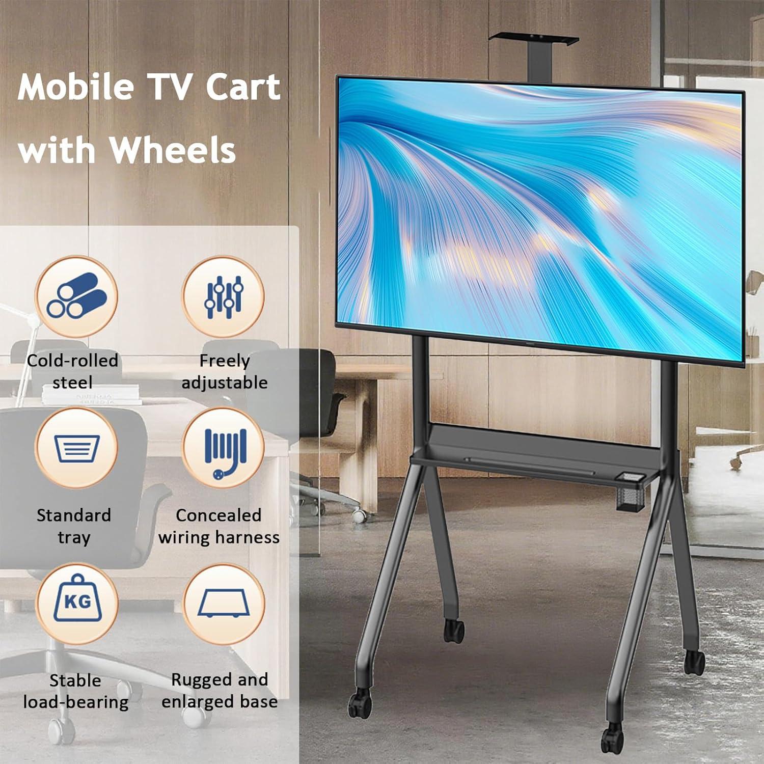 Our Take on the Rolling TV Stand: Flexible,Sturdy & Storage-Savvy