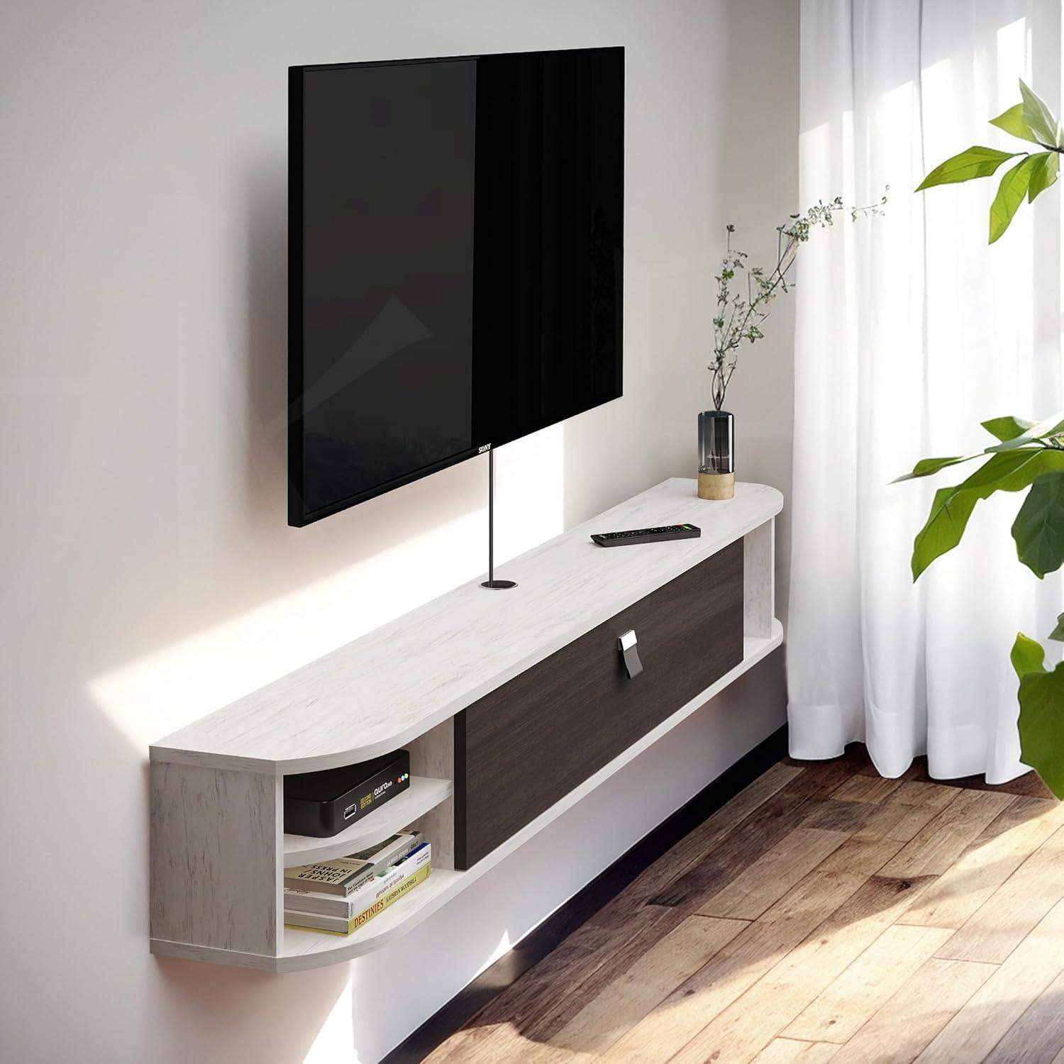 How We Transformed Our Space with Pmnianhua's Floating TV Console