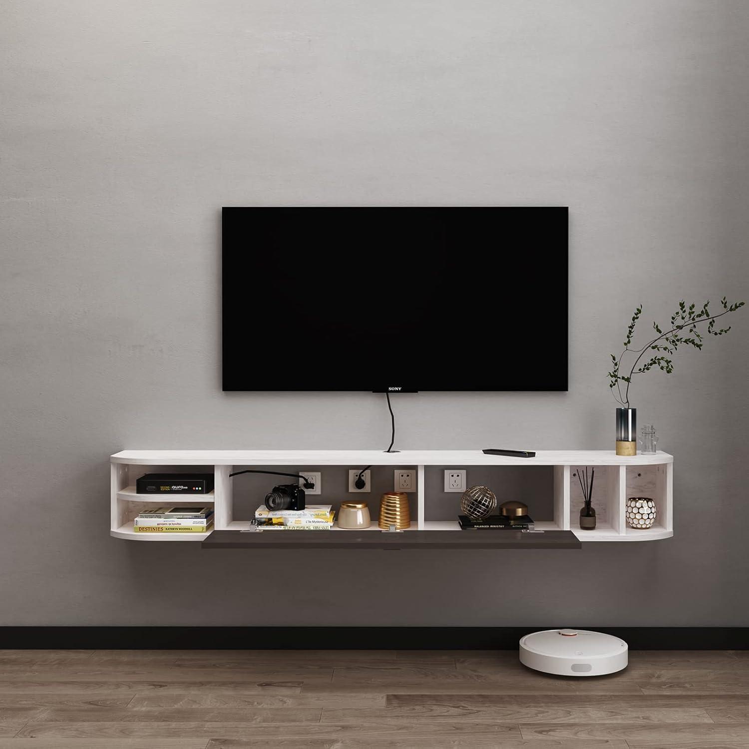 How We Transformed Our Space with Pmnianhua's Floating TV Console