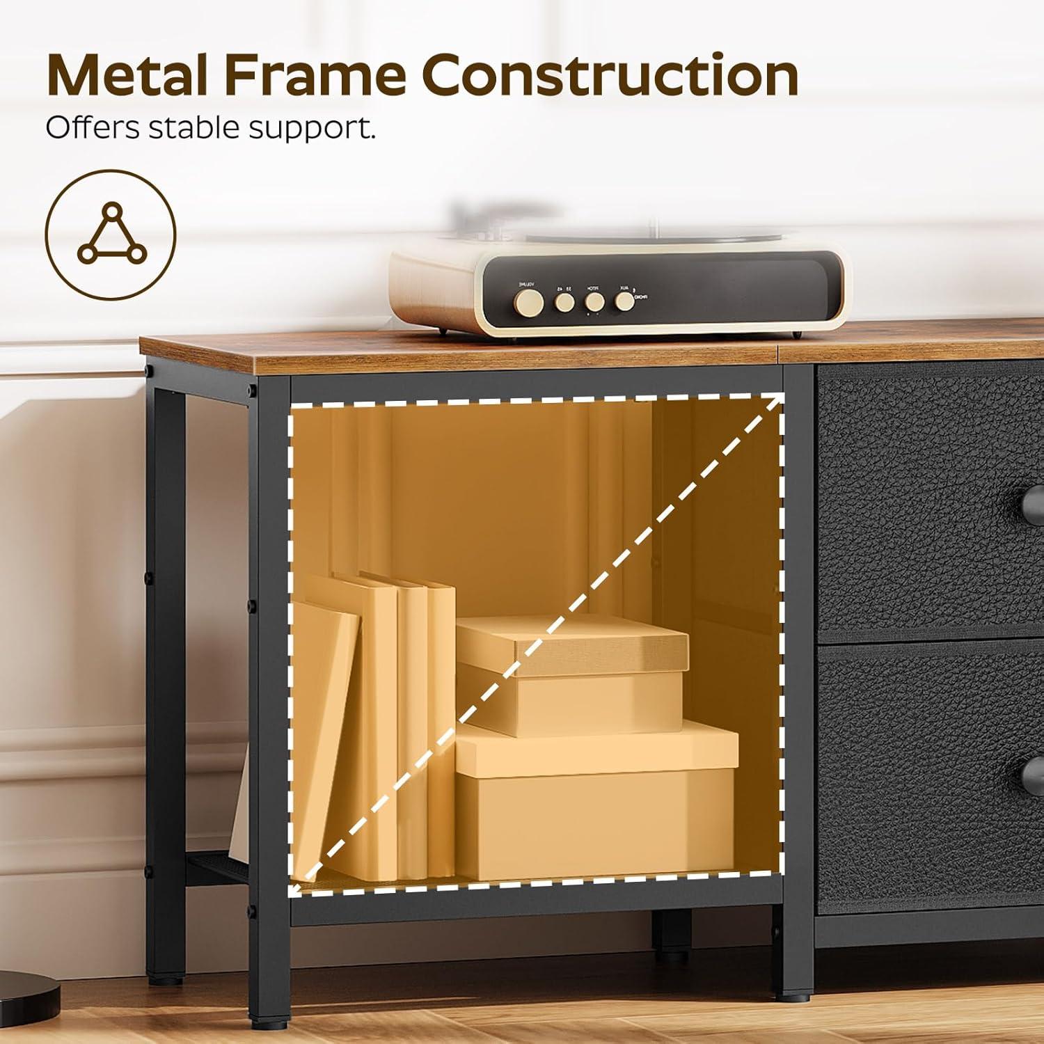 Our Honest Take on the Rustic Brown TV Stand for 55