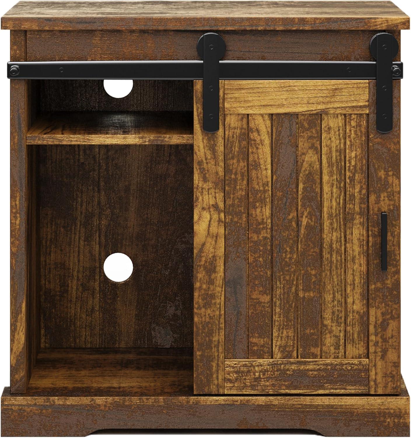 Elevate Living Spaces with Lavish Home's Rustic TV Stand