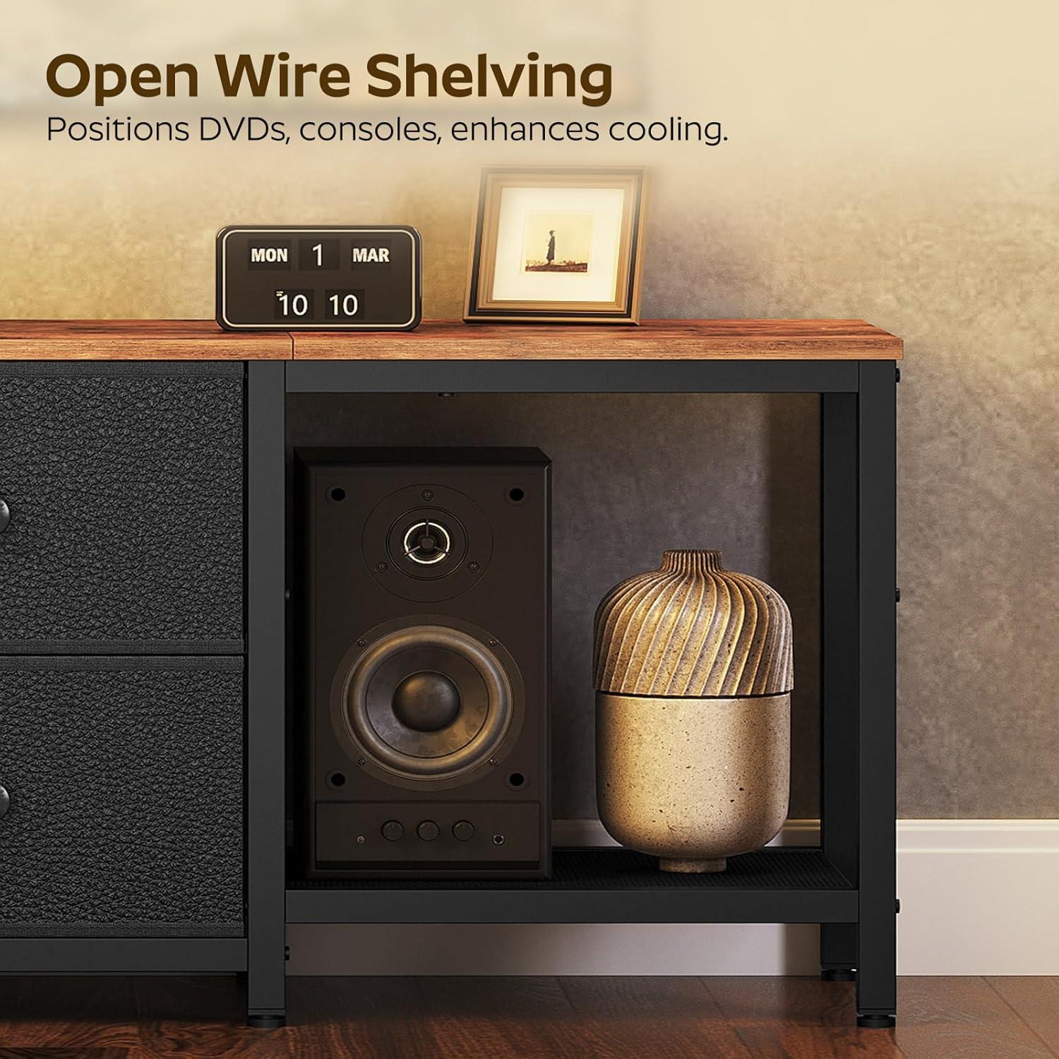 Our Honest Take on the Rustic Brown TV Stand for 55