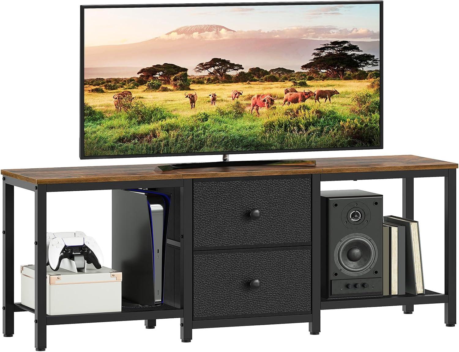 Our Honest Take on the Rustic Brown TV Stand for 55