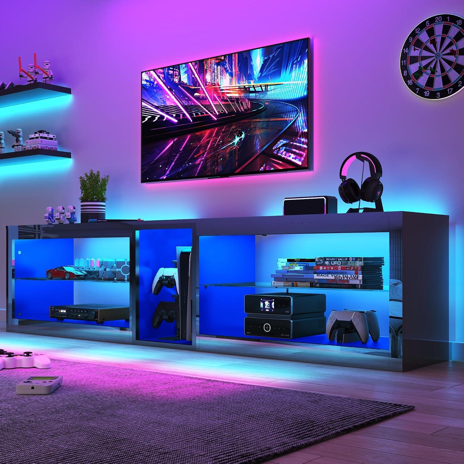 Elevate Living Rooms with Vinctik 6&Fox LED TV stand's Glow