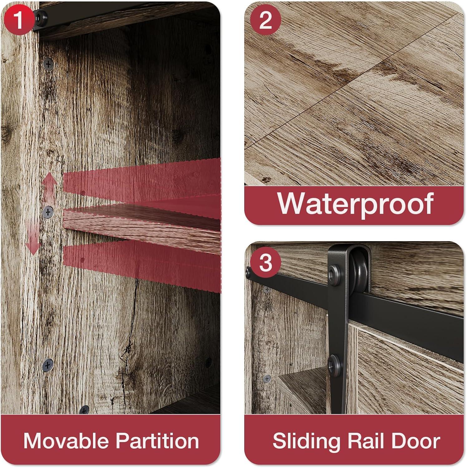 How We Styled Our Living Room with oneinmil's Farmhouse TV Stand