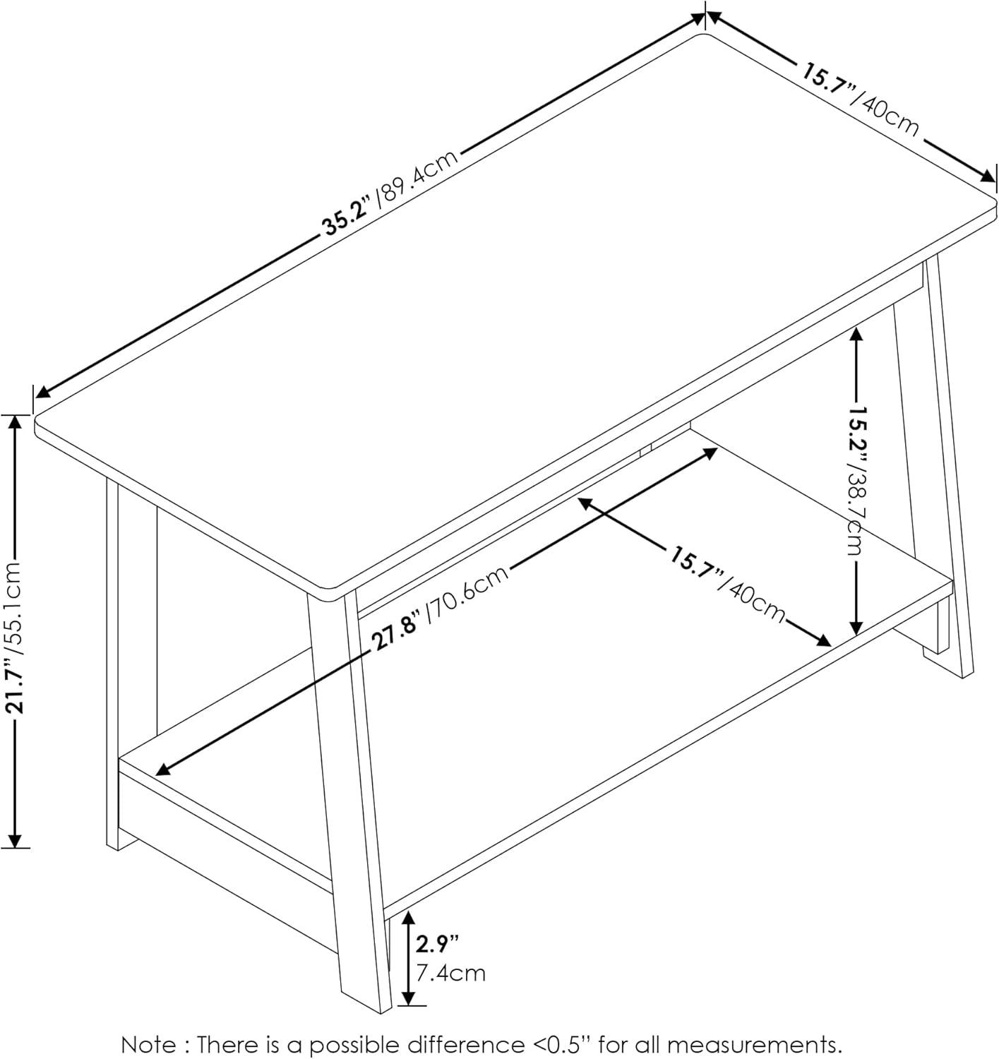 Our take on the Furinno Beginning Espresso TV Stand: Simple & Sturdy