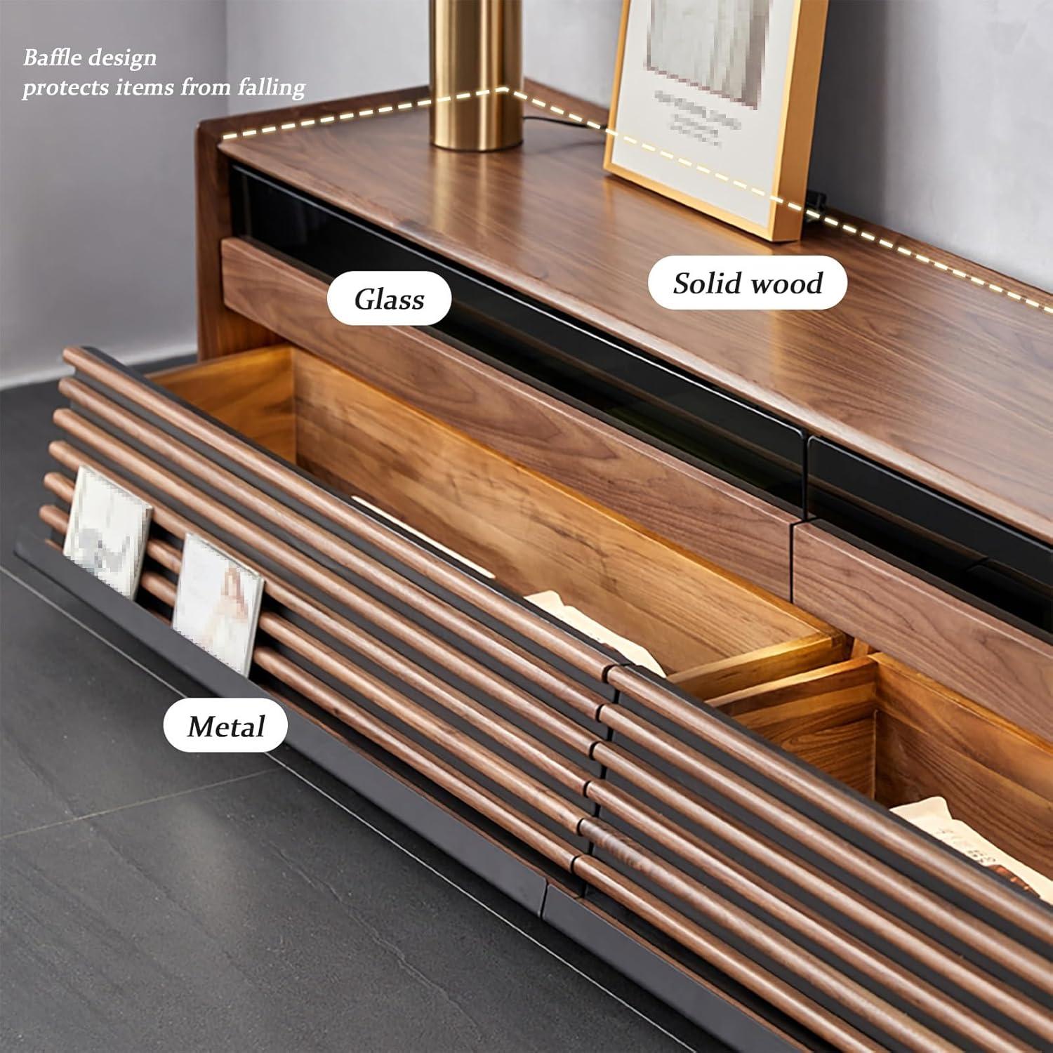 How we Feel About the JIAOCKJIAO LED TV Stand's Design & Storage