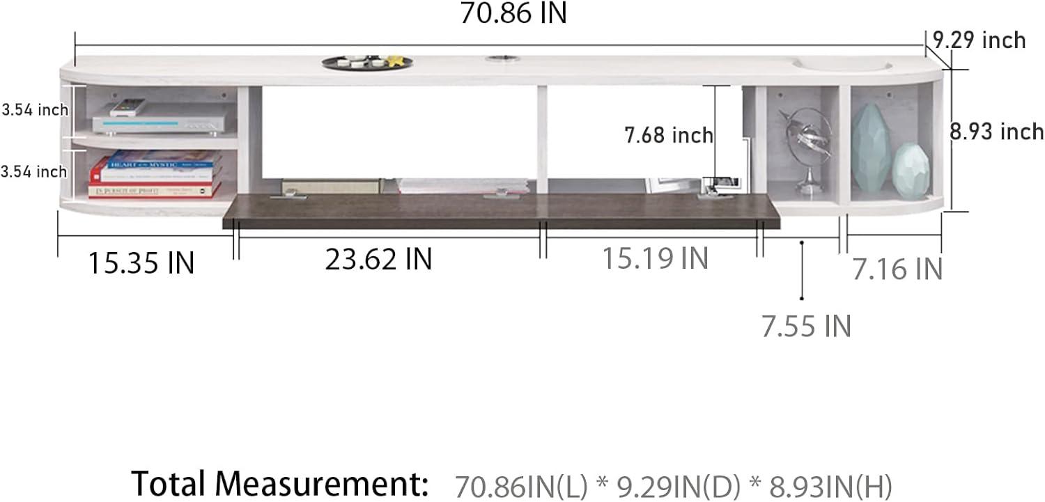 How We Transformed Our Space with Pmnianhua's Floating TV Console
