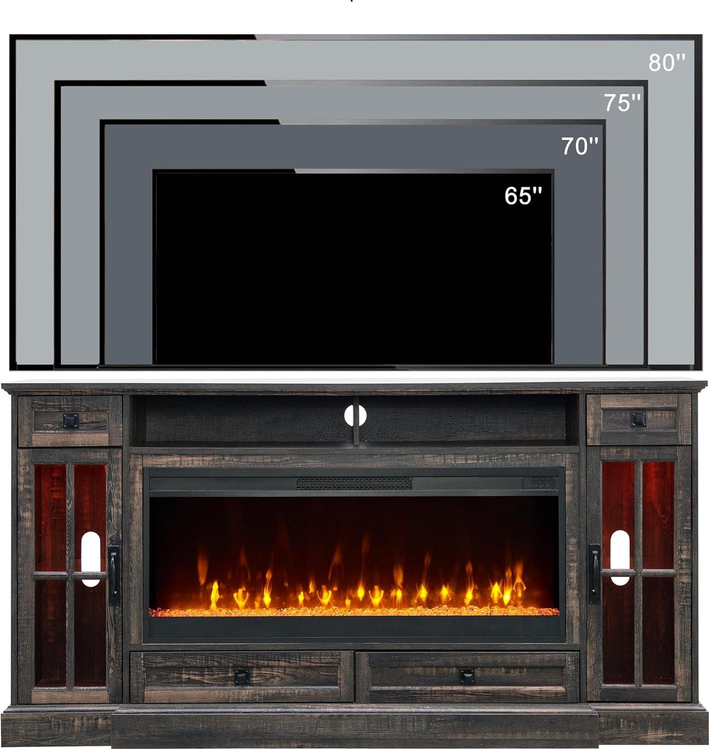 Our Take on the OKD Fireplace ‍TV Stand: Style, Heat ⁤& Storage Combined