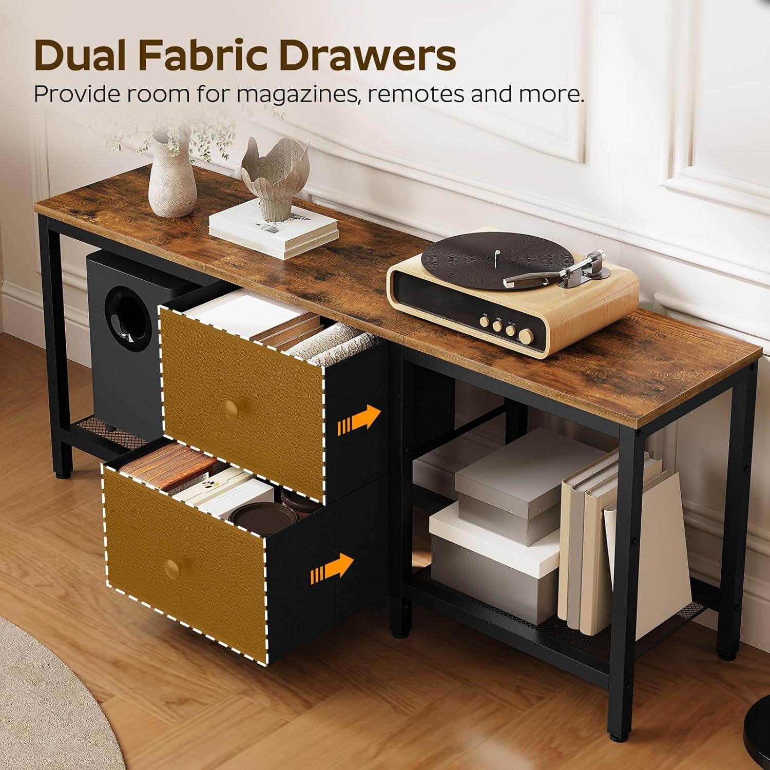 Our Honest Take on the Rustic Brown TV Stand for 55