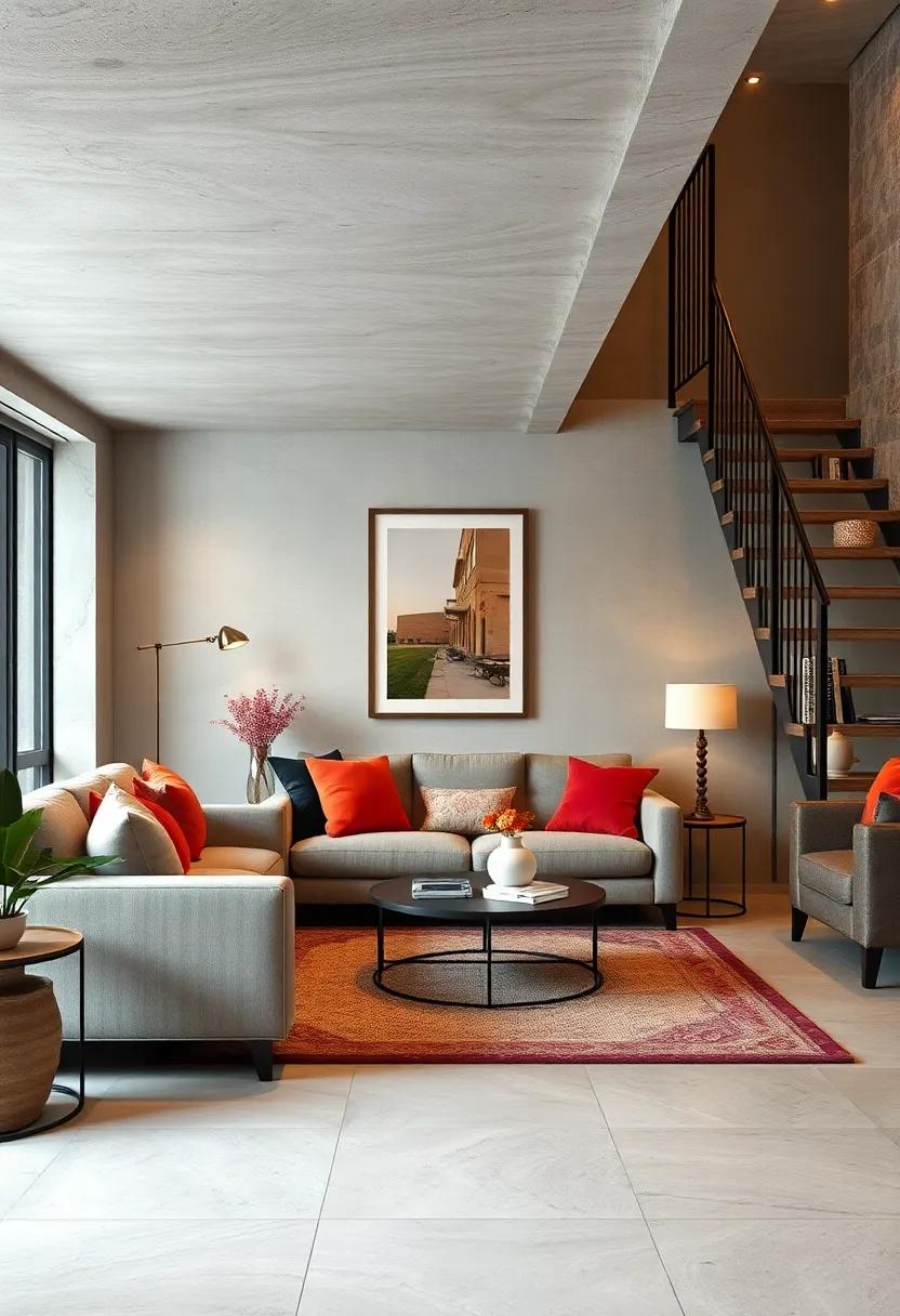 Hang artwork or framed photos that resonate with you, creating a personal touch to your cozy lounge