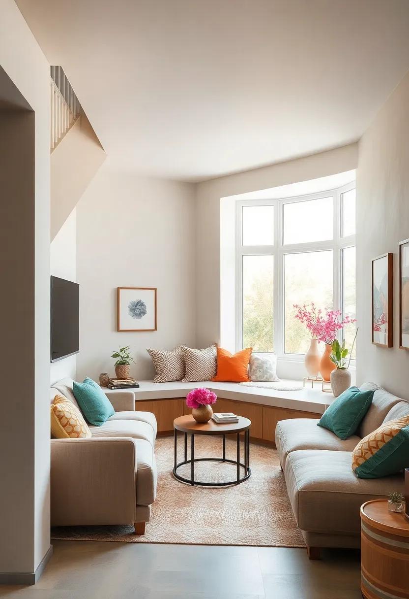 Build a window seat with storage underneath,combining function and comfort in your unique lounge area