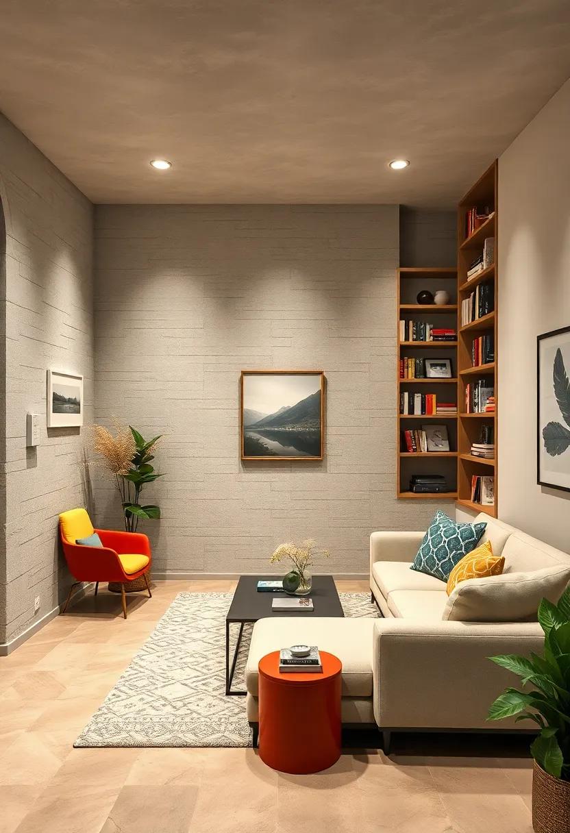 Install built-in shelves to showcase your favorite books and decor, turning the area into a mini library for cozy reads