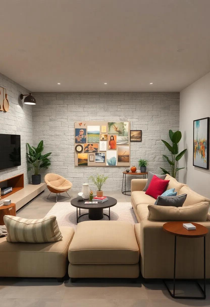 Craft a vision board or inspiration wall in the zone, allowing creativity to flow while you relax