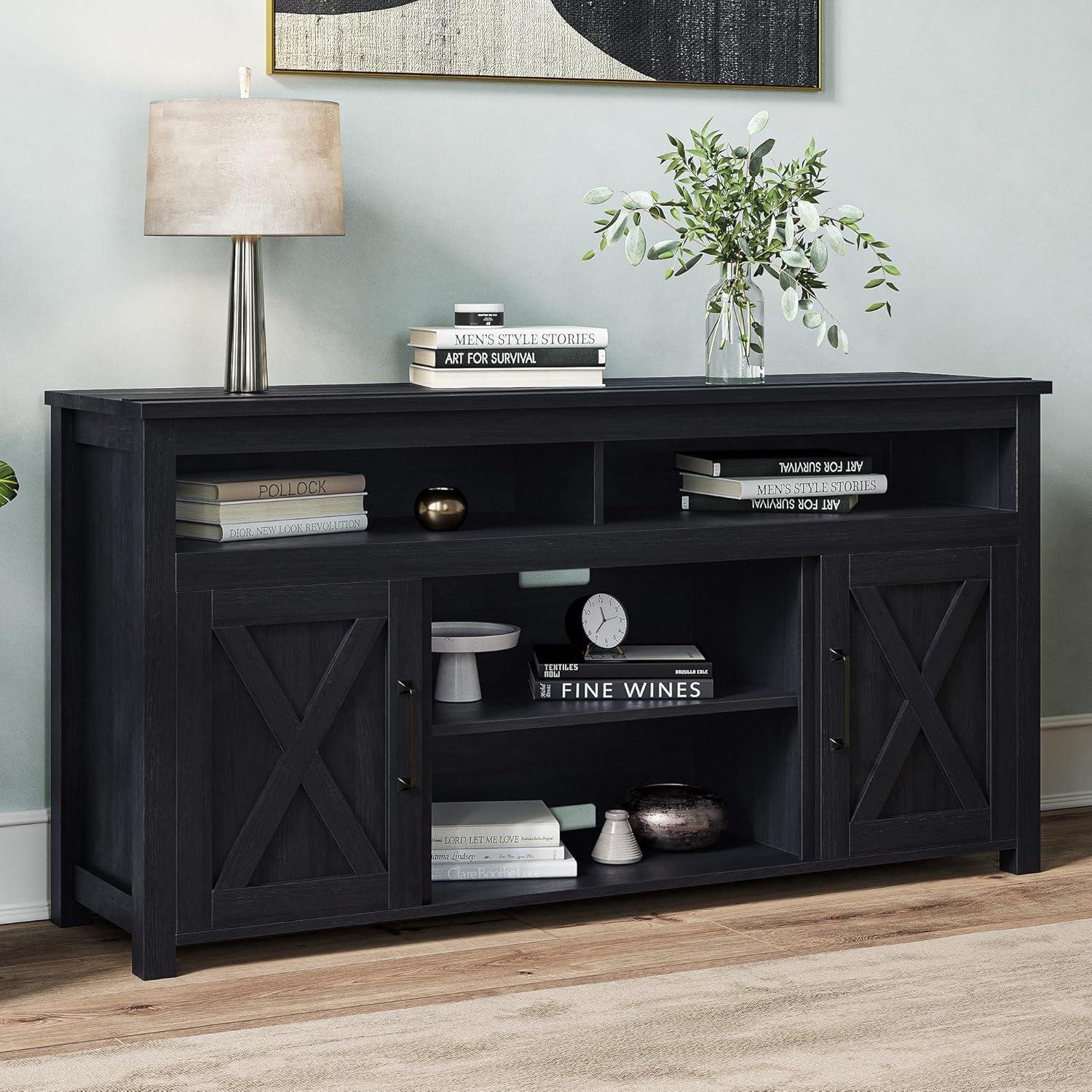 Belleze 58 Inch Tv Stand Corin How It Fits Your Space