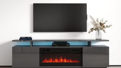 Eva Kbl Tv Stand With Fireplace Your Living Room Layout