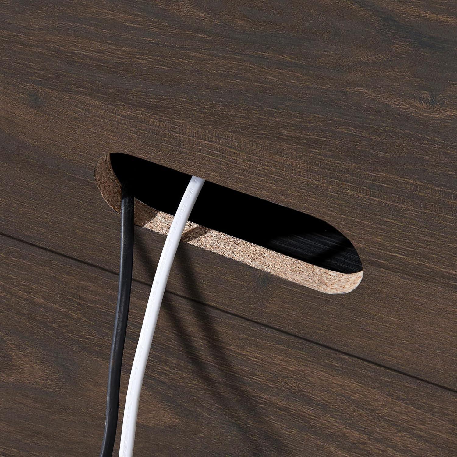 Henn&Hart Fluted TV Stand helps keep your living room tidy