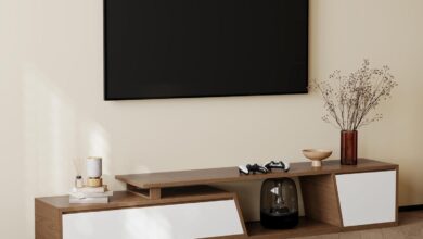 Homary Extendable Tv Stand With 3 Drawers Fits Your Space