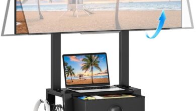 Mobile Tv Stand With Drawer How It Fits Your Space