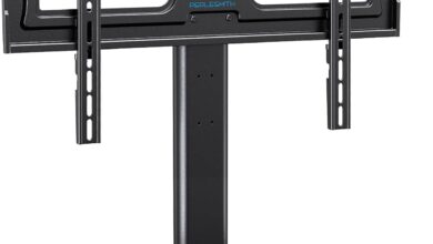 Perlesmith Swivel Universal Tv Stand Mount Your Space Saver