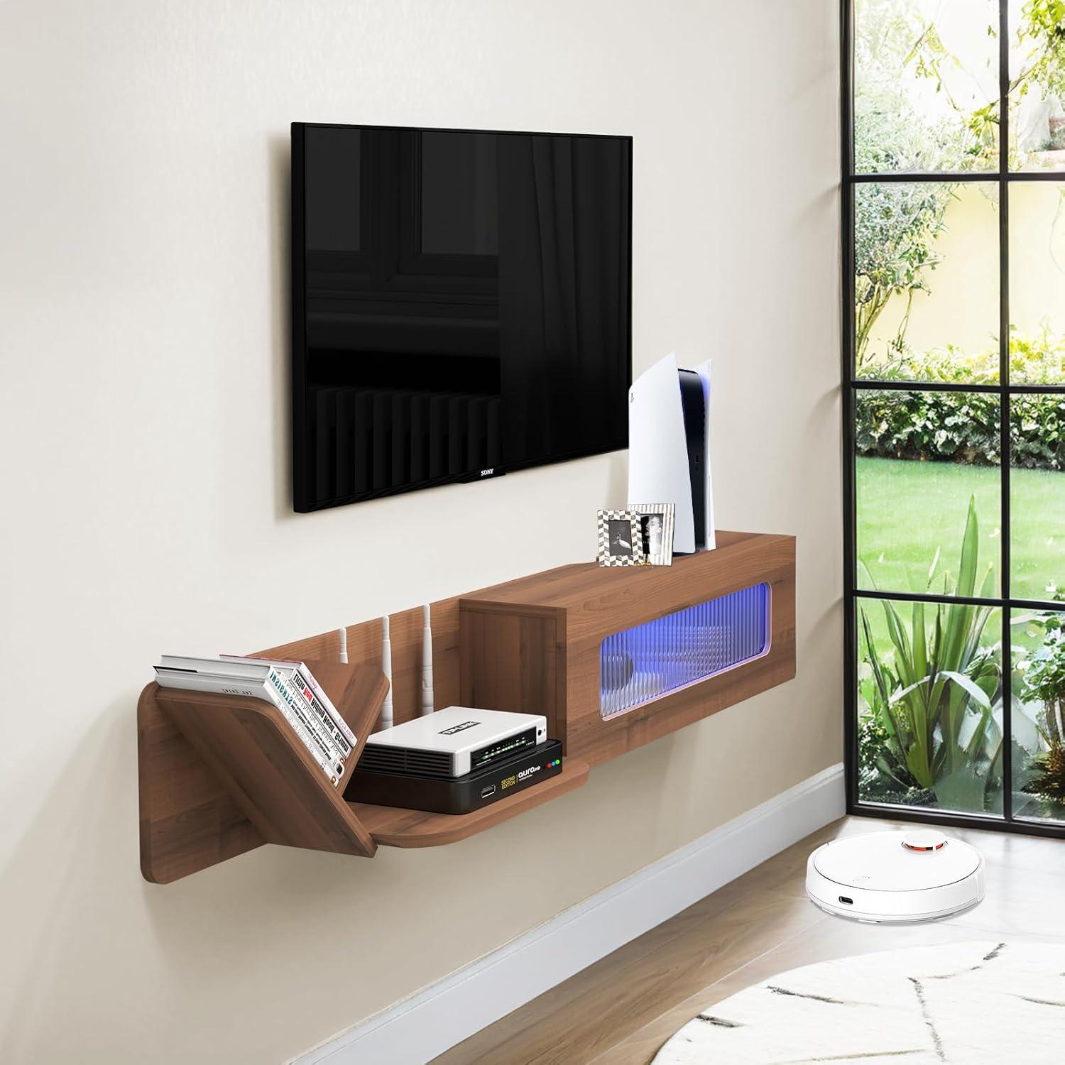 Pmnianhua Rustic Floaing 59'' Wall Console for your room