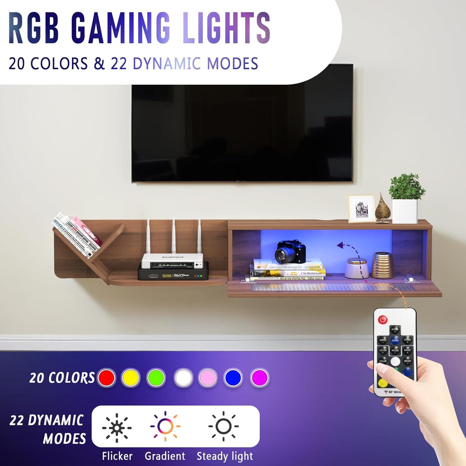 Pmnianhua Rustic Floaing 59'' Wall Console for your room