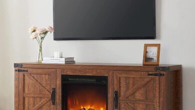 T4tream Fireplace Tv Stand For 65 Inch Tv Warms Your Space