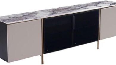 Tv Stand Modern Tv Cabinet Marble Storage For Your Room