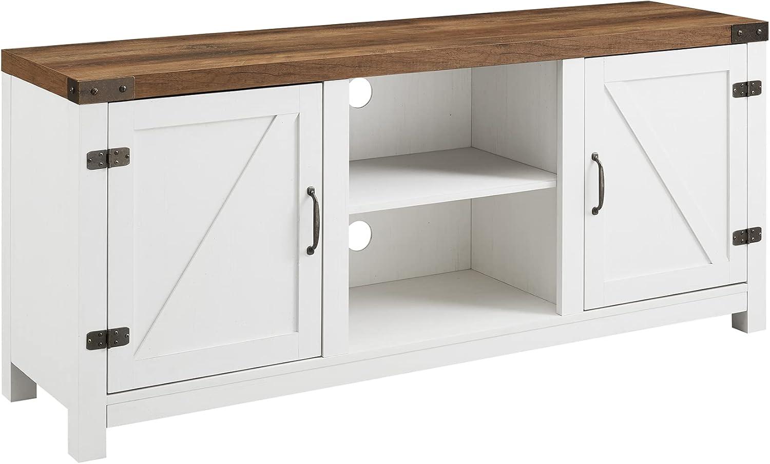 Walker Edison Larae Farmhouse Barn Door Stand For Your Room