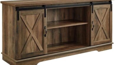 Walker Edison Richmond Modern Farmhouse Fits Your 65 Tv