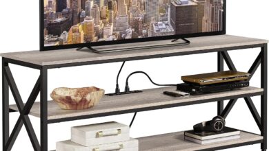 Yaheetech 55 Inch Tv Stand Helps Tame Your Media Clutter