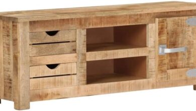 Youuihom Rustic Tv Stand How It Fits Your Living Room