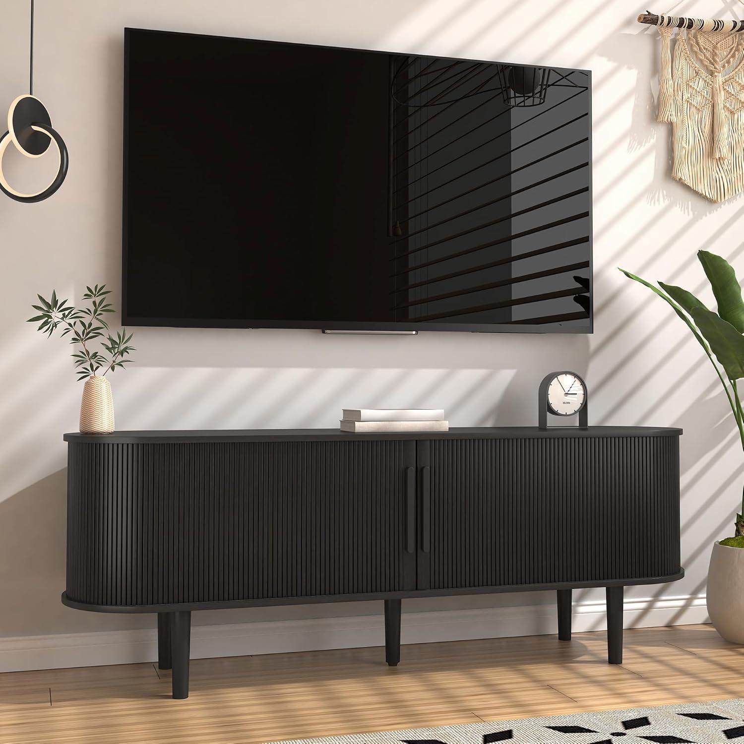 Our Take on the Sleek Mid-Century Modern TV Stand with Storage