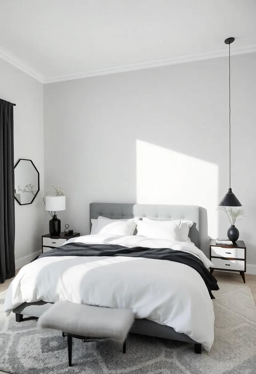 Timeless Elegance: Transform Your Bedroom with Black and White Paint Color Schemes Timeless Elegance: Transform Your Bedroom with Black and White Paint Color Schemes
