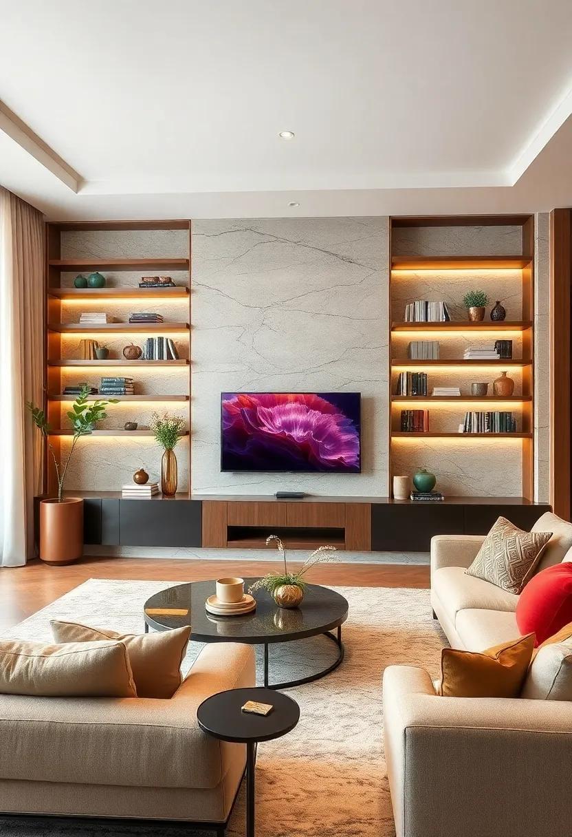 28 Stunning Luxury Built-In Shelves to Elevate Your Living Room Aesthetic