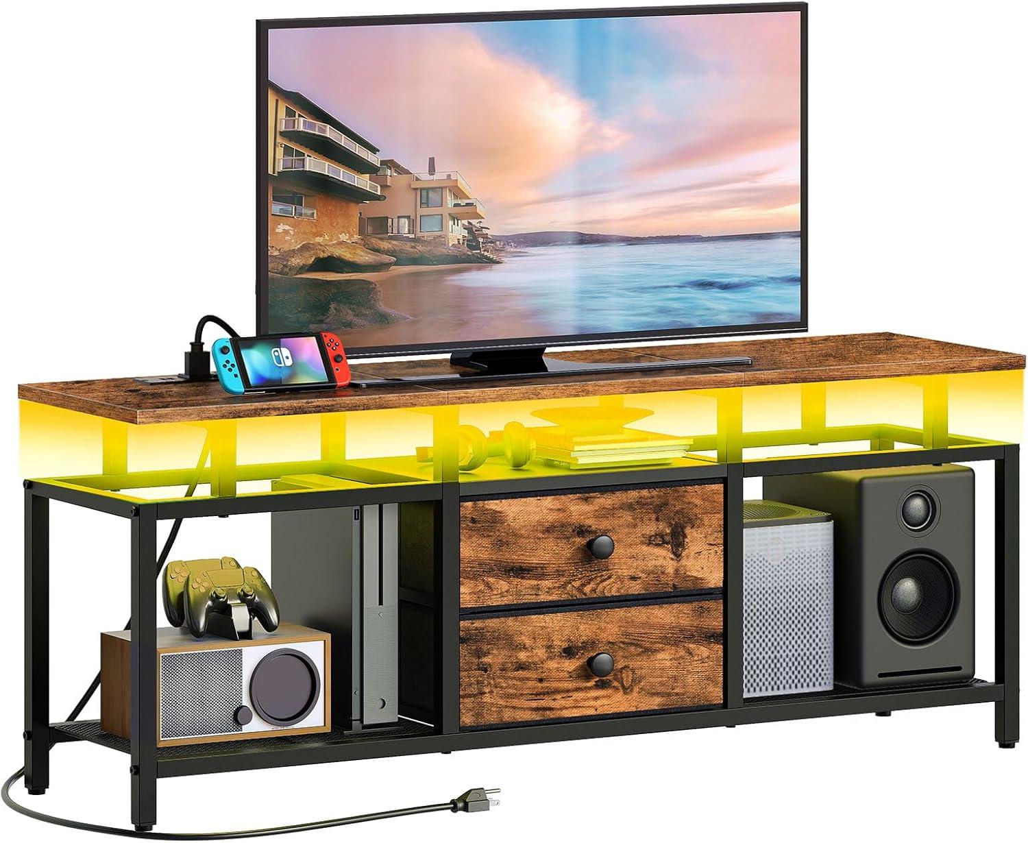Our Honest Take on the YATINEY TV Stand: Style Meets Function