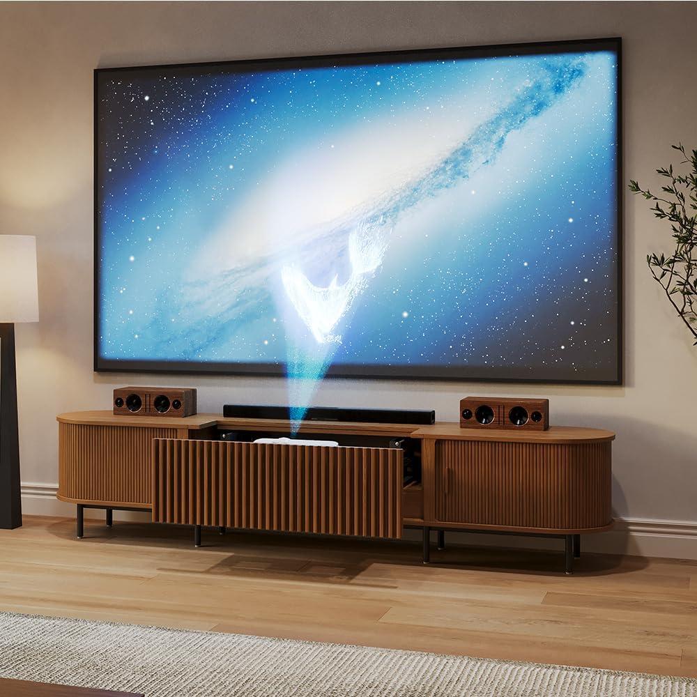 Our Take on the 102″ Ultra Short Throw Projector TV Stand’s Smart Design Our Take on the 102″ Ultra Short Throw Projector TV Stand’s Smart Design