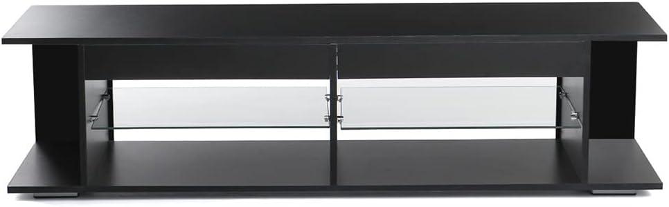 Our Take on the Sleek High Gloss TV Stand with LED Lighting
