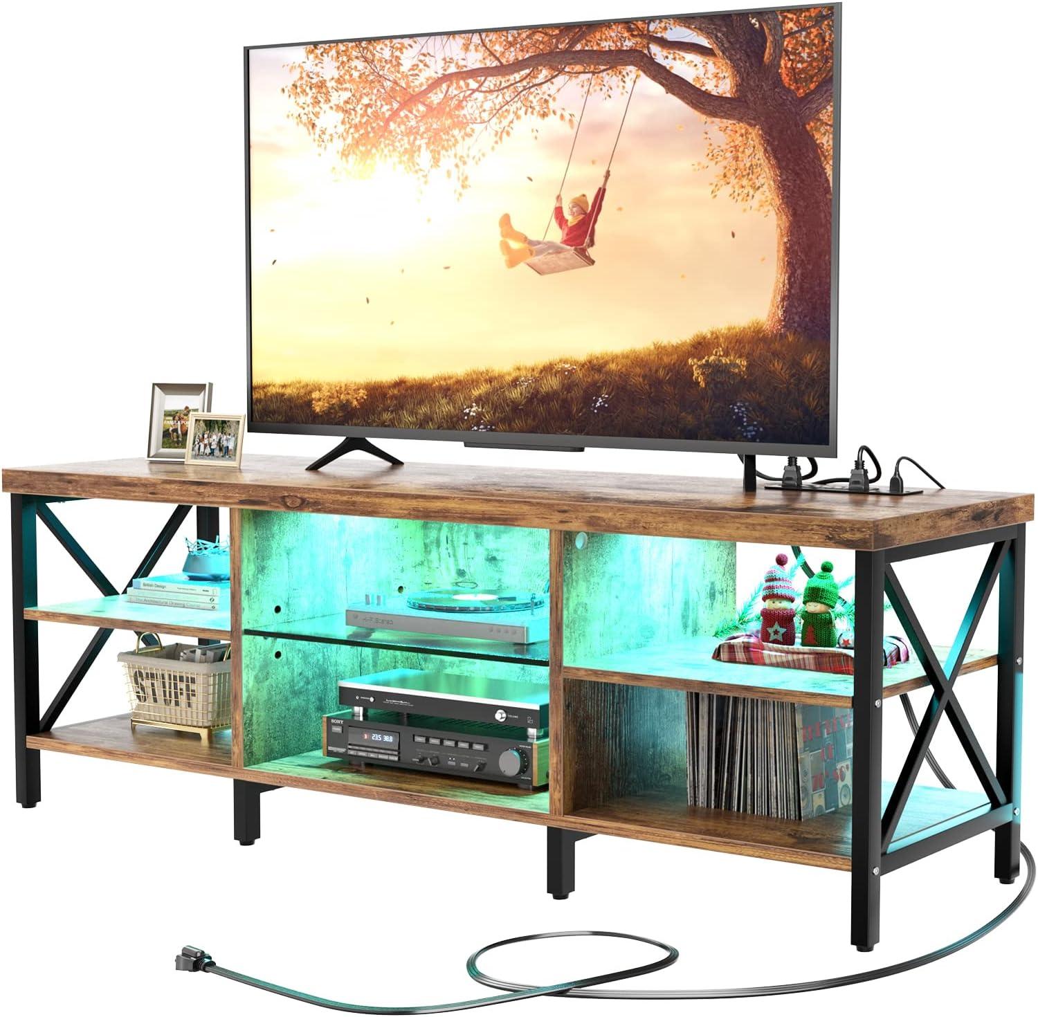 Our Take on the Homieasy LED TV Stand: Style Meets Sturdiness