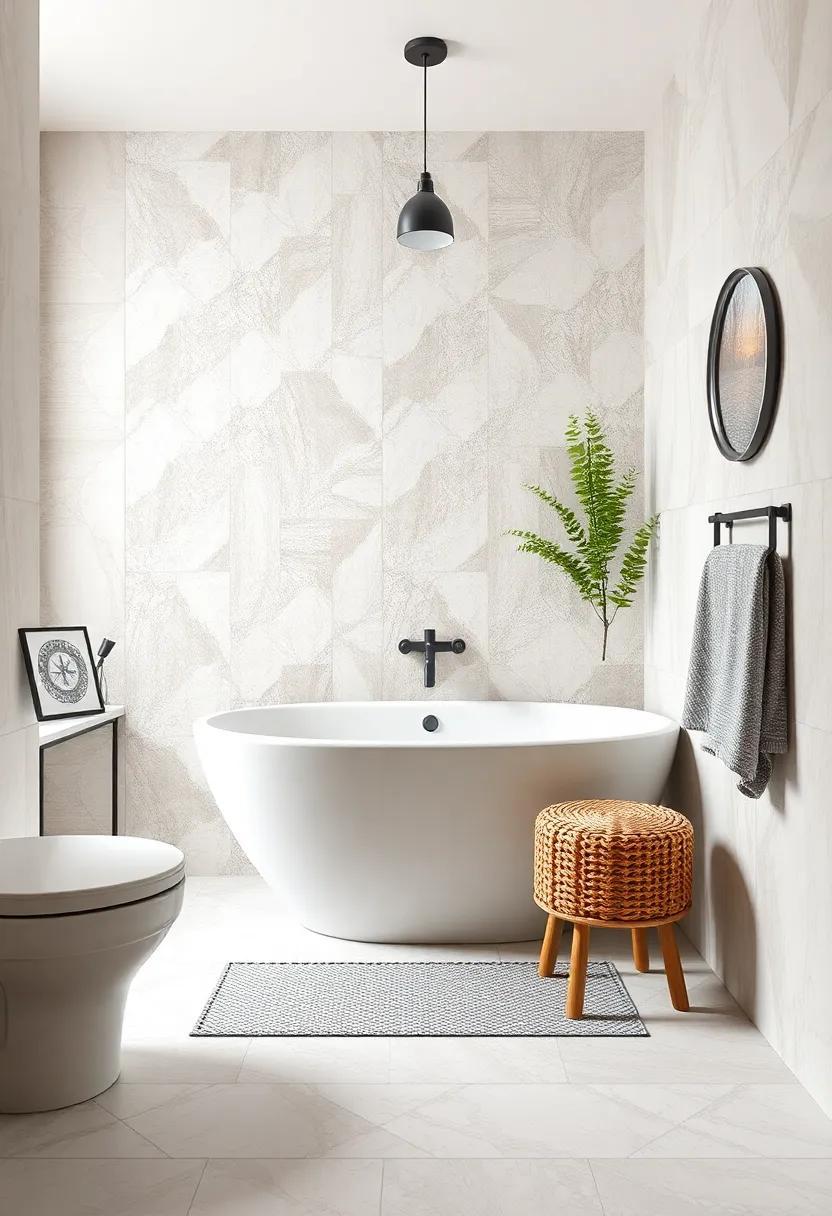Embracing Eclecticism: Transform Your Bathroom with a Stylish Texture Mix