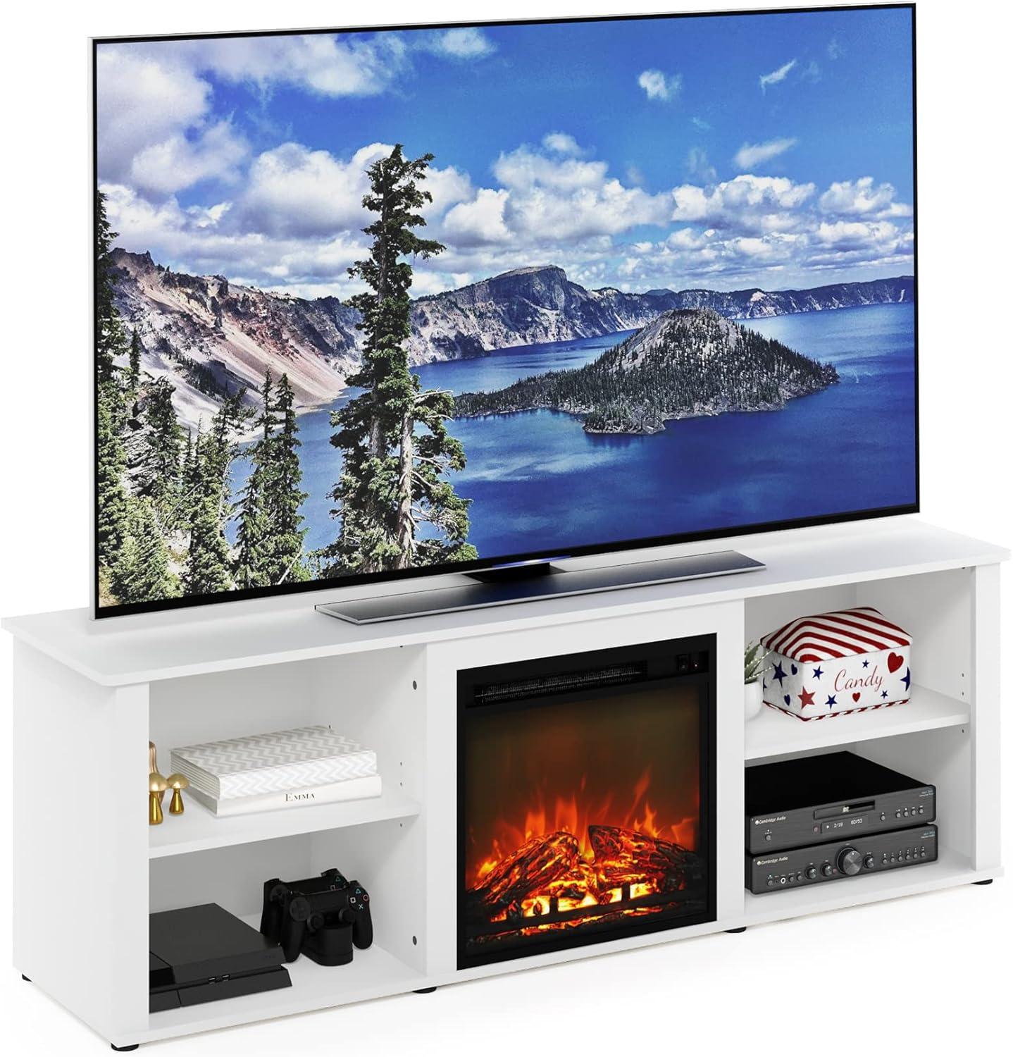How We Transformed Our Space with Furinno’s Fireplace TV Stand