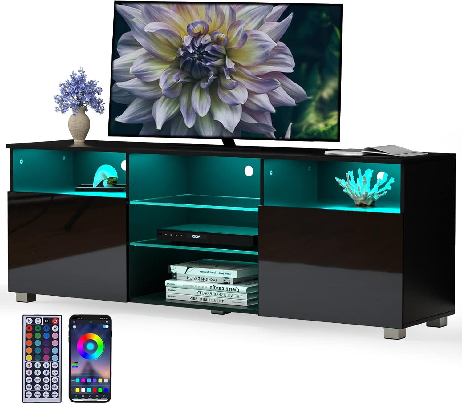 Why We Love the High Glossy LED TV Stand for Modern Media Setups
