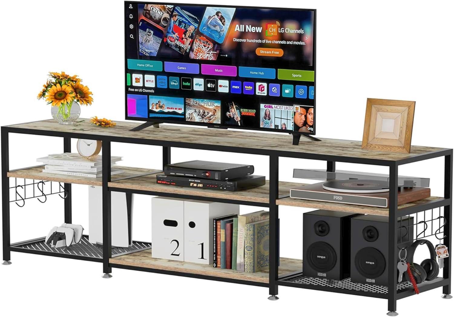 Our Take on the VECELO 70″ TV Stand: Stylish Storage Meets Function