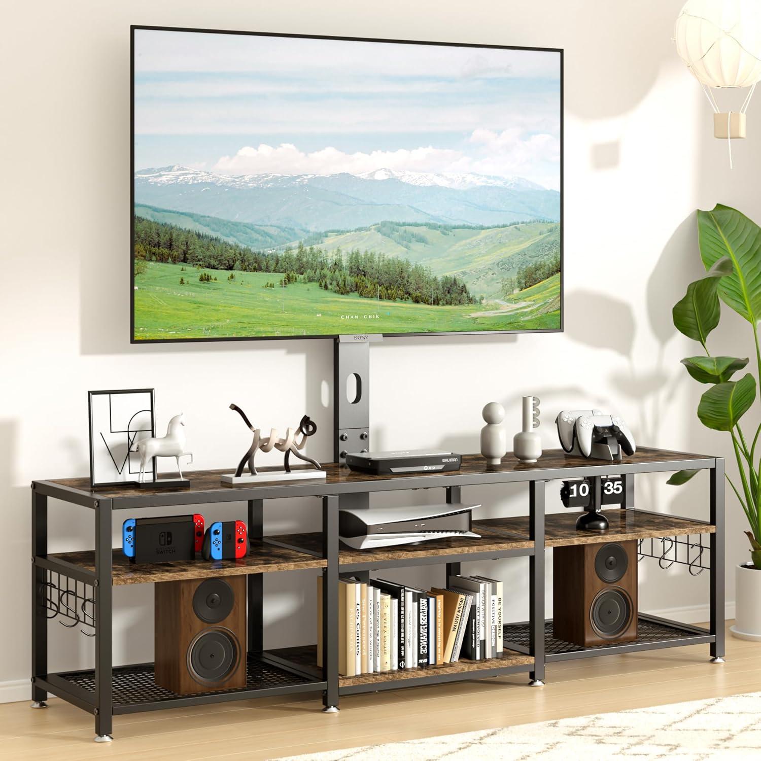Our Honest Take on the VECELO 63″ Rustic TV Stand with Power Ports Our Honest Take on the VECELO 63″ Rustic TV Stand with Power Ports