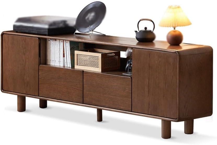 Our Take on the 200cm Rustic Walnut TV Cabinet Stand